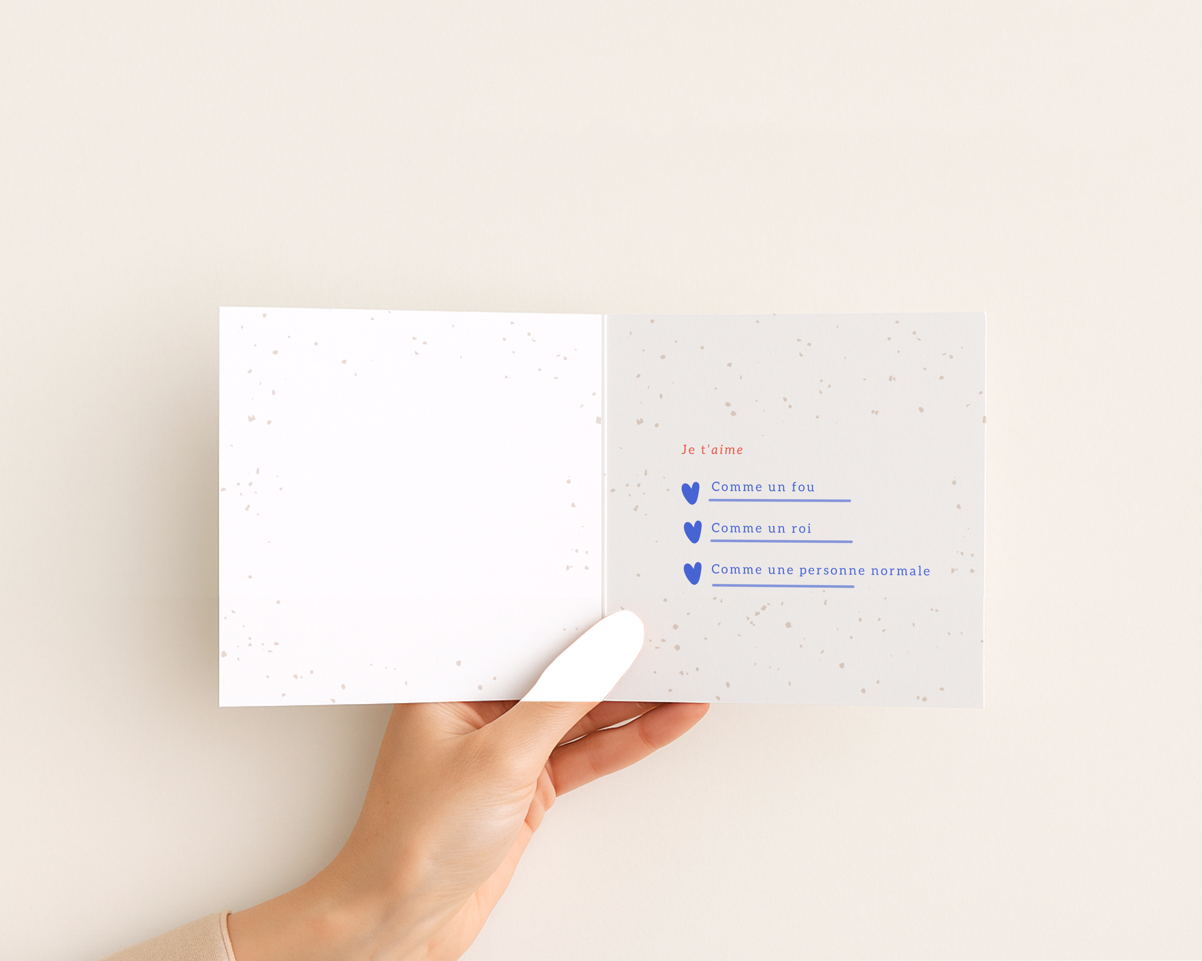 Je t'aime comme un fou comme un roi...