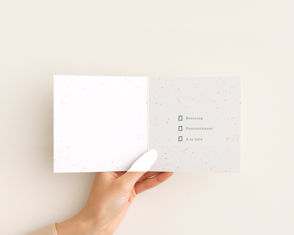 Je t'aime beaucoup passionnement à la folie