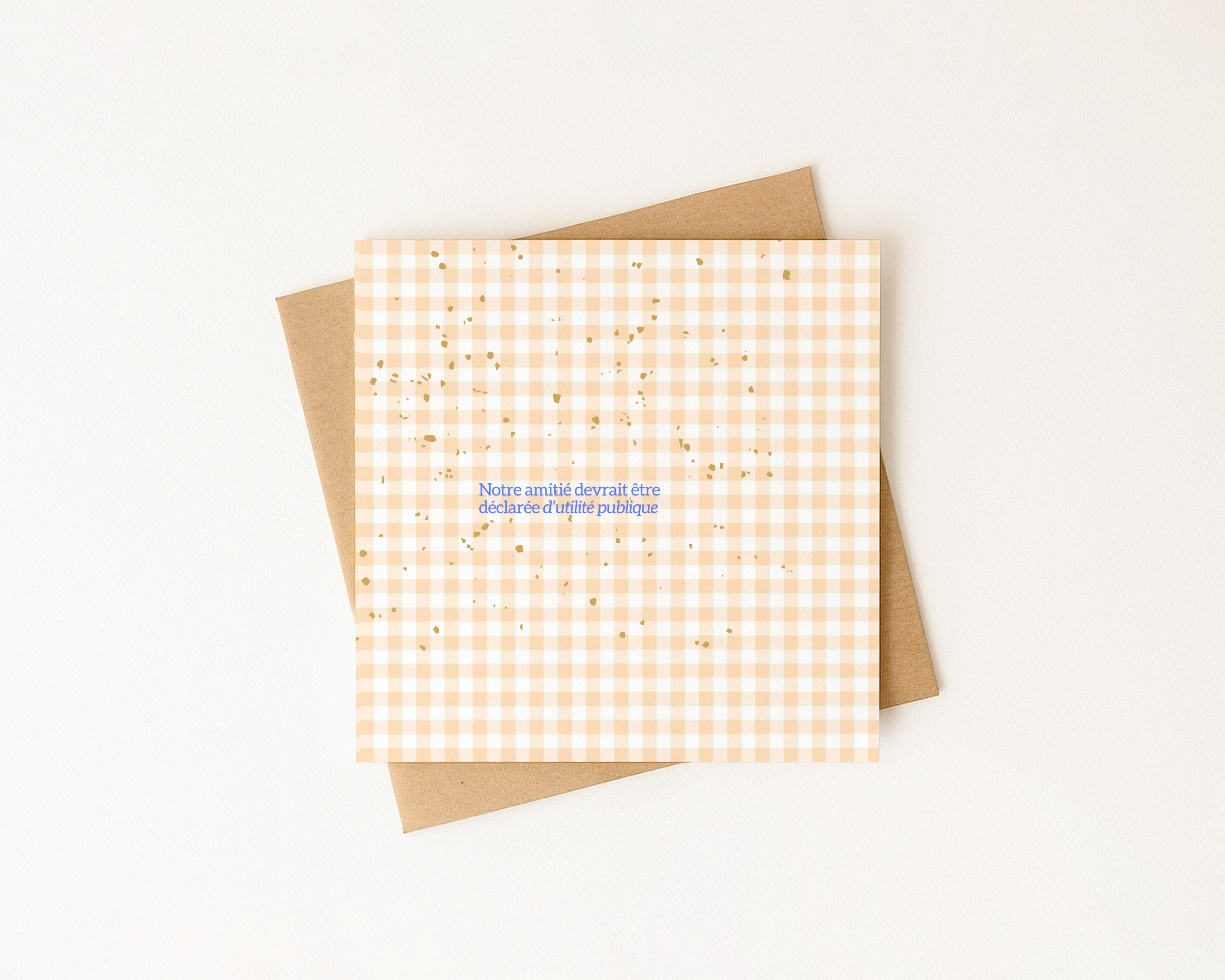 Notre amitié devrait être déclarée d'utilité publique