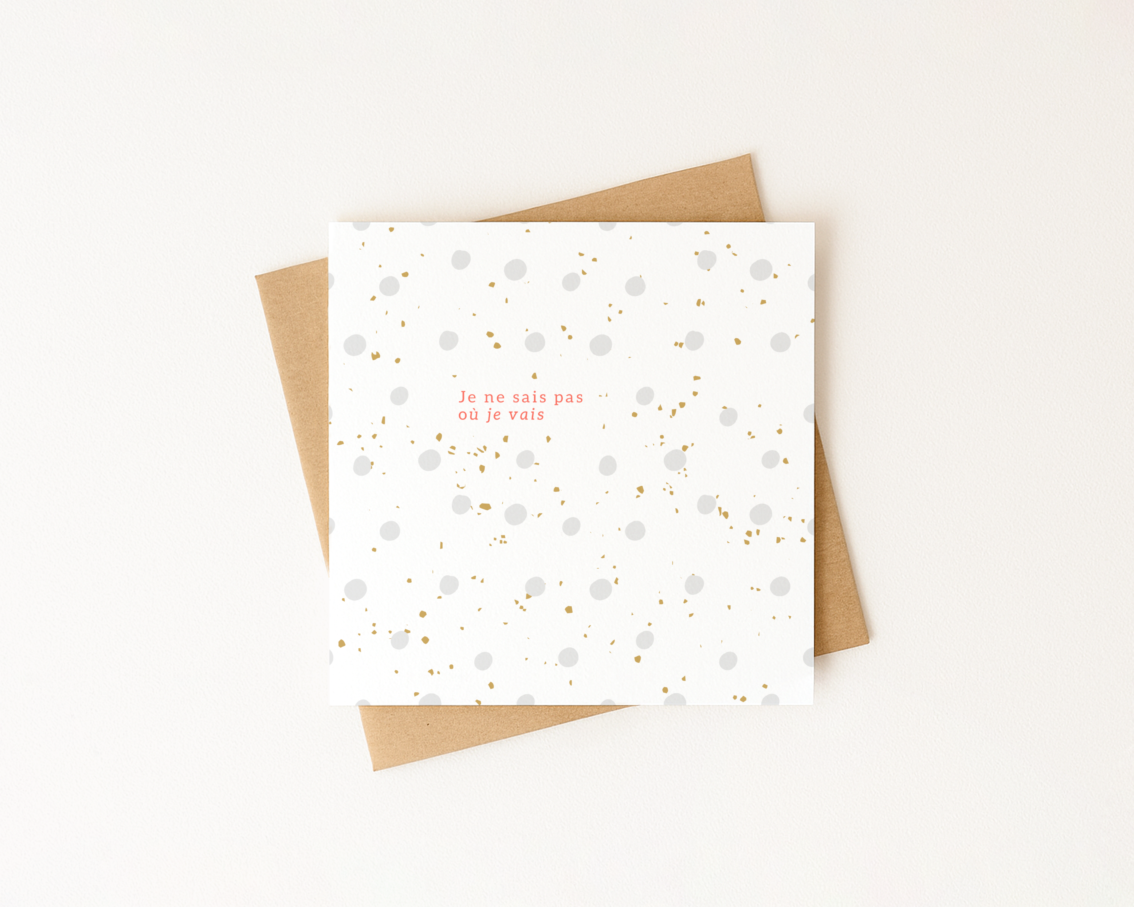 Je ne sais pas où je vais, mais j'aime le trajet avec toi