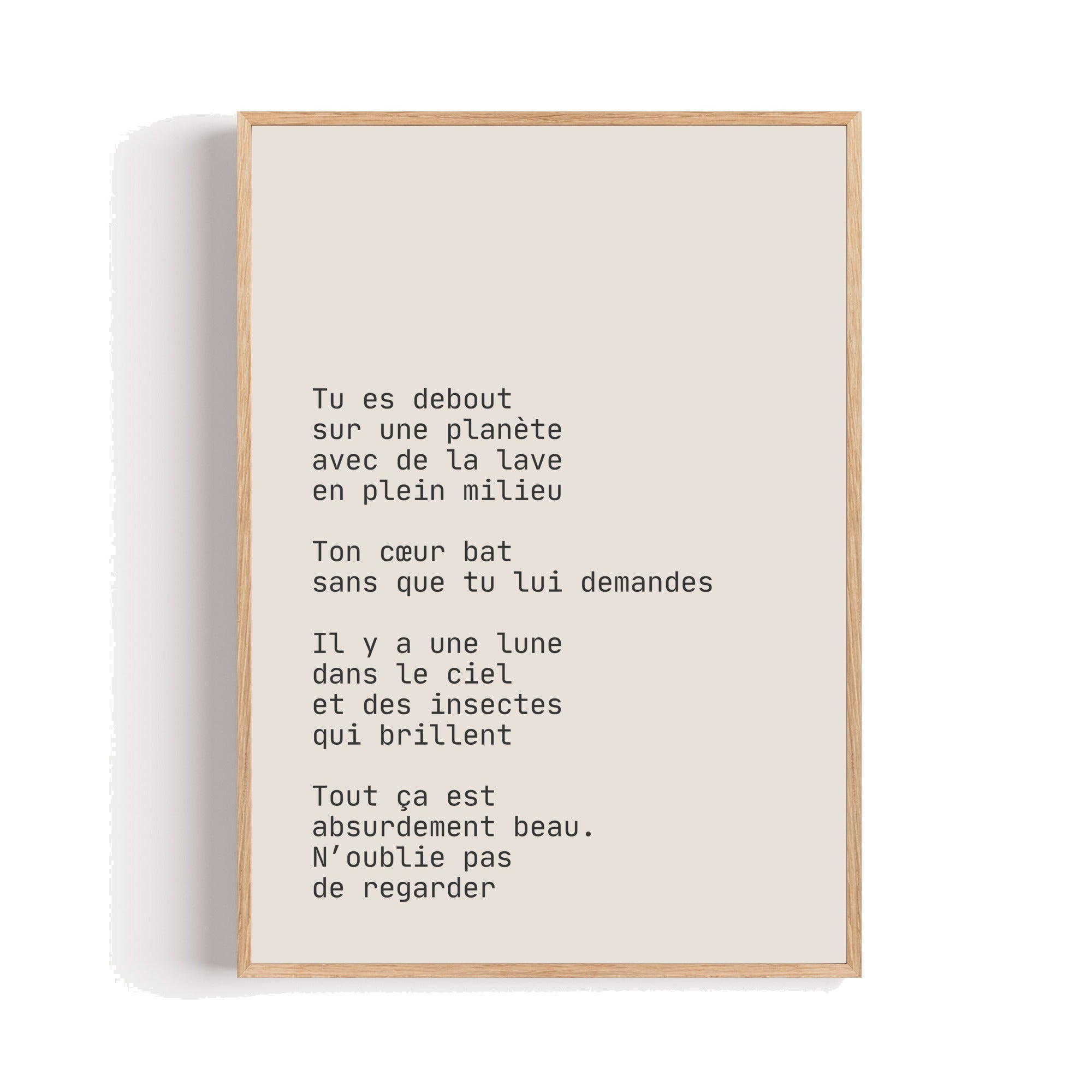 N'oublie pas de regarder — poster